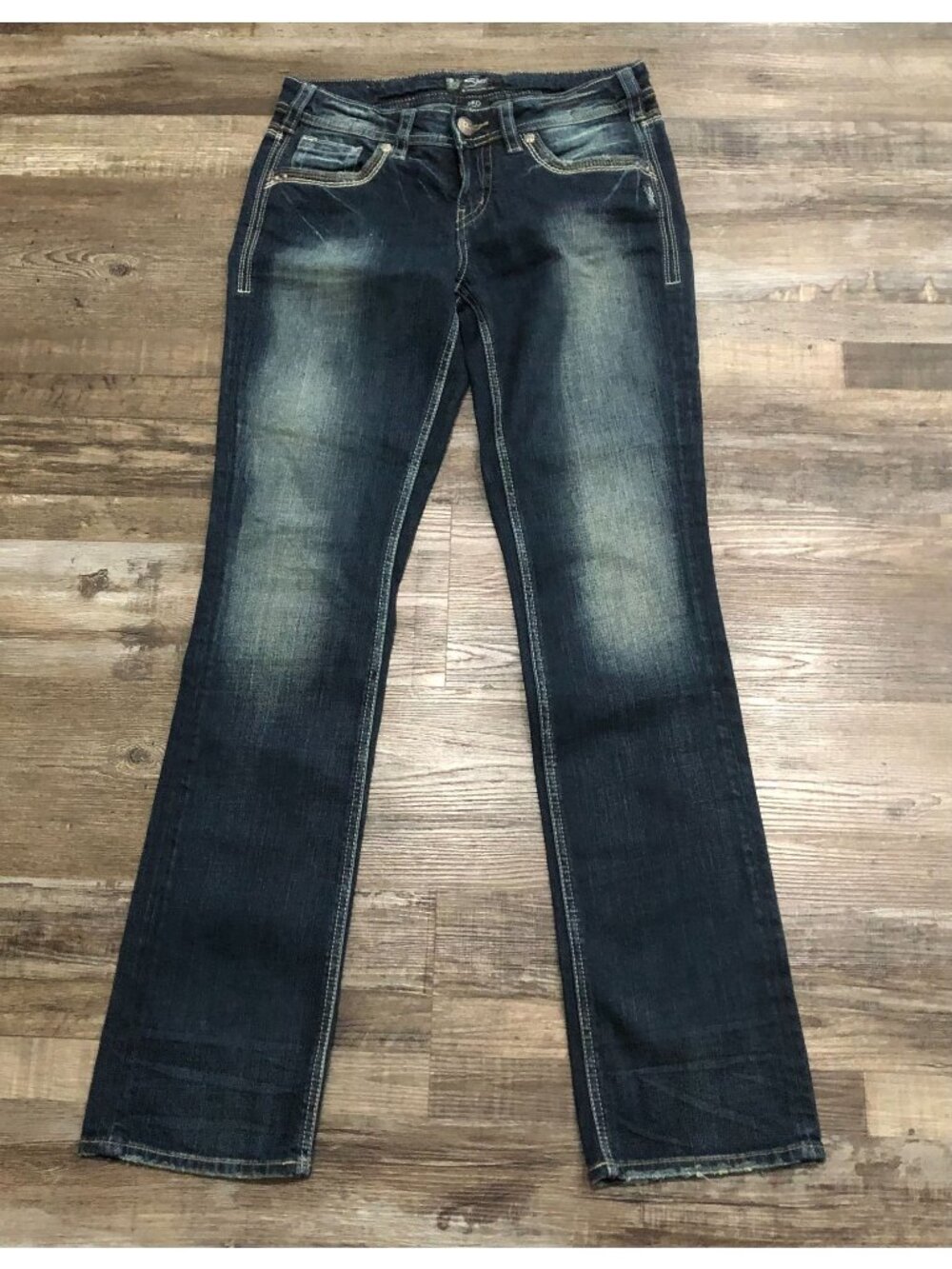 Silver Jeans Aiko Women's 28x33 Dark Wash Bootcut Jeans